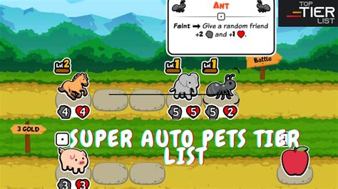 Super Auto Pets Tier List: The Definitive List - TopTierList