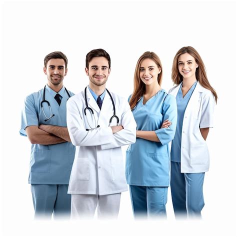 Premium Photo | Photo portrait of successful medical staff doctors and ...