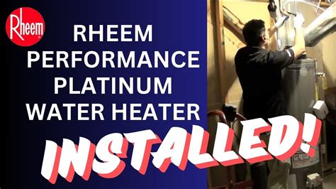 Rheem Performance Platinum 40 Gallon Gas Water Heater