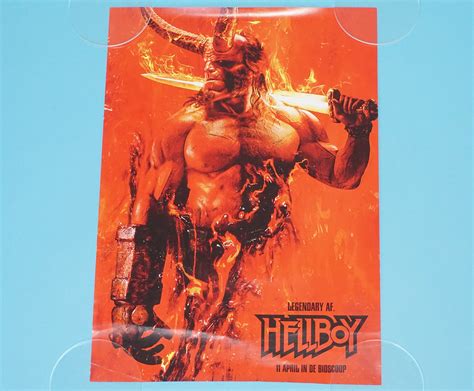 ORIGINAL MOVIE POSTER HELLBOY 2019 UNFOLDED DUTCH TEASER - Boonsart shop