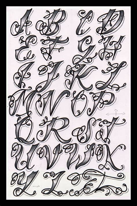 All sizes | Cholo Tattoo Alphabet | Flickr - Photo Sharing! | fonts ...