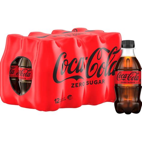 Coca - Cola Zero Sugar Soft Drink Mini Bottles 12 X 300ml | Woolworths