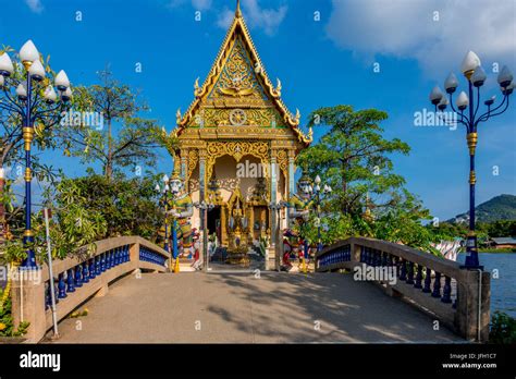 Wat Plai Laem Tempel in Ban Bo Phut, island Ko Samui, Thailand, Asia ...