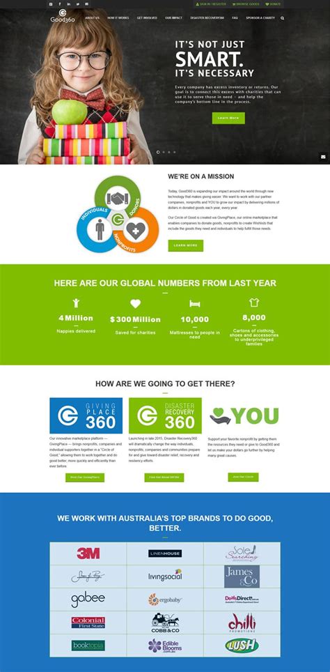 35 Best Charity and Non Profit Websites Inspiration - DesignYep | Web development design, Web ...