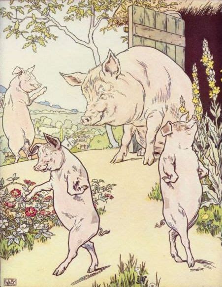 The Story Of The Three Little Pigs - Illustrated by L. Leslie Brooke