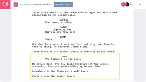 Game of Thrones Script PDF Download & Analysis