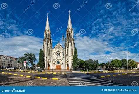 BOTUCATU, SAO PAULO, BRAZIL - JANUARY 02, 2019: OCathedral Church of Botucatu, Panoramic Photo ...