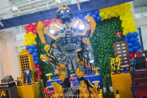 Bumblebee Camaro Personagem Vivo Para Festas e Eventos. - Blitz Cosplay