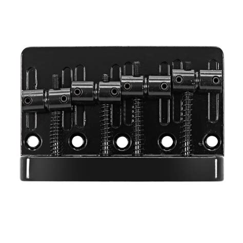 Guitarworks Bass Guitar Bridge, Black at Gear4music