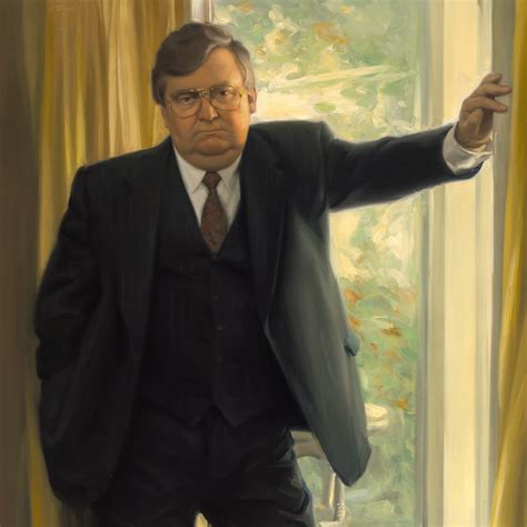 Portrait of Lawrence S. Eagleburger, 62nd Secretary of State under President George H. W. Bush ...