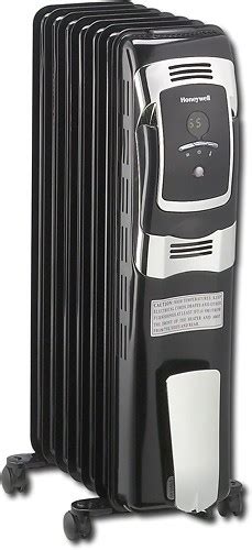 Best Buy: Honeywell Radiator Oil Heater Black/Chrome HZ-709