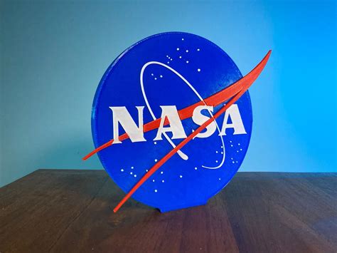 3D Printed NASA Meatball Logo Display Plaque | Etsy