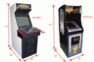 Arcade game / pinball machine dimensions | Castle Classic Arcade