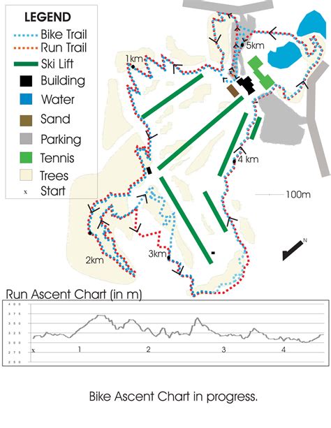 Chicopee Ski Club Summer Ski Trail Map - Kitchener Ontario Canada • mappery