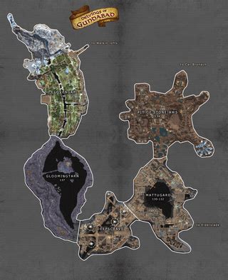 Gundabad Map - Zones by Level : r/lotro