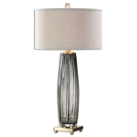 Uttermost Vilminore Gray Glass Table Lamp | 26698-1 | Destination Lighting