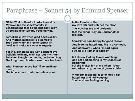 PPT - Paraphrase – Sonnet 30 by W. Shakespeare PowerPoint Presentation - ID:1982367