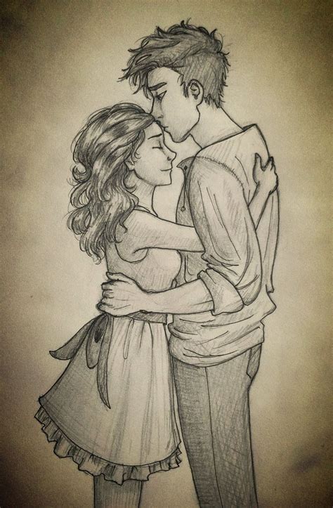 Cartoon Couples Drawings - Drawing.rjuuc.edu.np