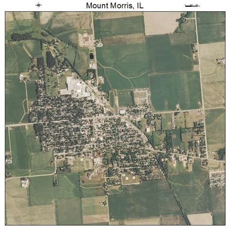 Aerial Photography Map of Mount Morris, IL Illinois