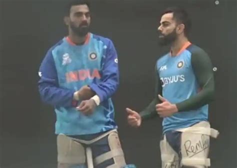 Virat Kohli Had A Lengthy Discussion With KL Rahul In Nets