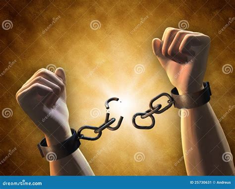 Breaking Chains Stock Image - Image: 25730631