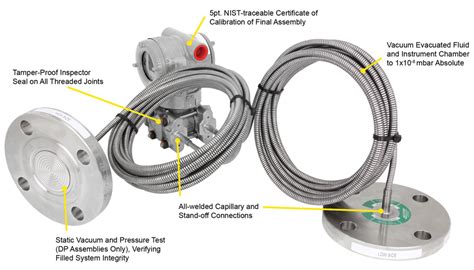 Diaphragm Seal Assembly to Smart Transmitters – REOTEMP Instruments