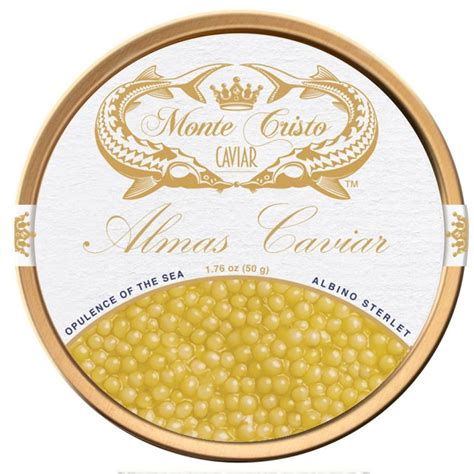 Almas Caviar 1.76oz / 50g – Monte Cristo Caviar, Inc.