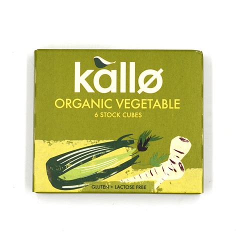 Kallo Organic Vegetable Stock Cubes – The Refill Room