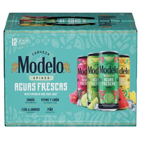 Modelo Spiked Aguas Frescas Flavored Malt Beverage 12 Cans Variety Pack ...