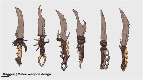 ArtStation - Savage melee-weapon design