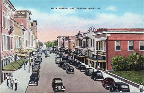 Mississippi Streets: 1930s Hattiesburg – Preservation in Mississippi