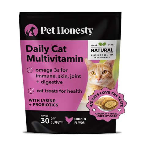 Pet Honesty Multivitamin Dual Texture Supplements for Cats, 3.7 oz. | Petco