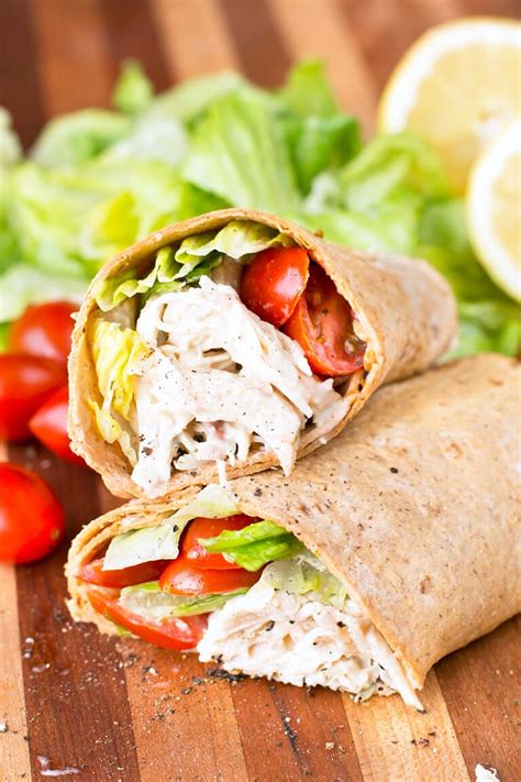 Easy Chicken Caesar Wrap Recipe – Cookin' with Mima