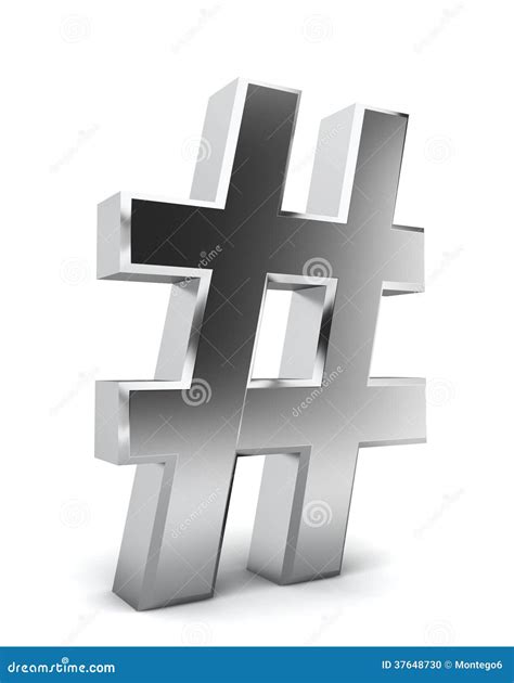 Hash Symbol Shaped Cloud Stock Image | CartoonDealer.com #120211945