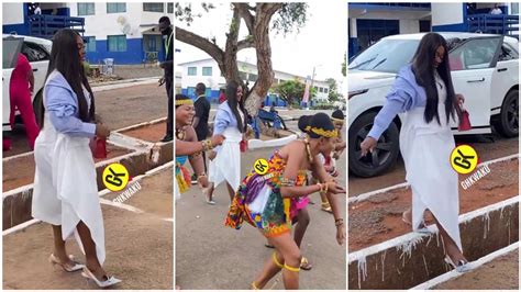 Jackie Appiah: Labone SHS Students Scream As Actress Arrives On Their Campus, Video Emerges ...