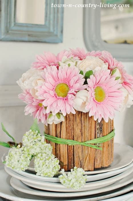 DIY Rustic Flower Vase - Town & Country Living