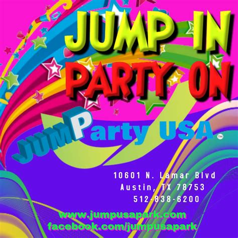 KIDS and TEENS Birthday Party Event Austin TX - JUMP PARTY USA