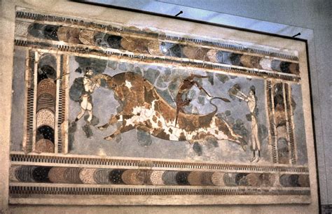 gm_03210 Knossos Minoan Fresco, Crete, Greece 1975 | Mediterranean art, Minoan, Culture art