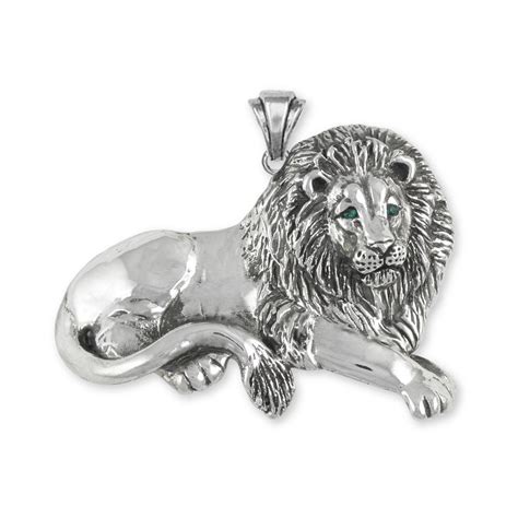 Lion Lion Pendant Sterling Silver | Esquivel and Fees | Handmade Charm and Jewelry Designs