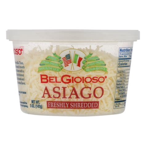 Belgioioso Asiago Cheese Nutrition | Besto Blog