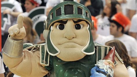 Michigan State University's Sparty mascot can't appear at parades