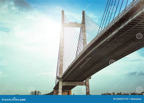 A Photo of Vidyasagar Bridge Editorial Image - Image of urban, bridge ...