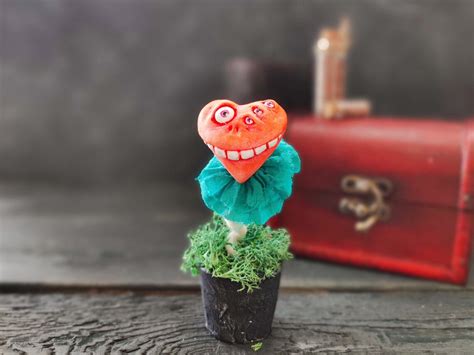 Handcrafted Decorative Toy Plant: A Cute & Creepy Addition to - Etsy