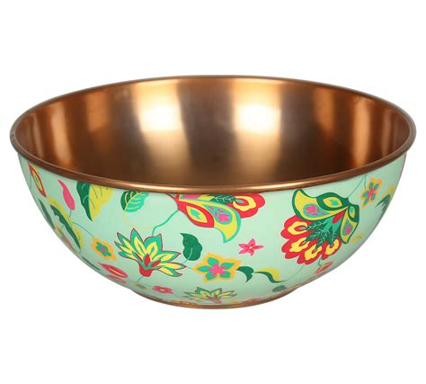 Neon Cyanic Pop Burst Copper Steel Bowl | India Circus