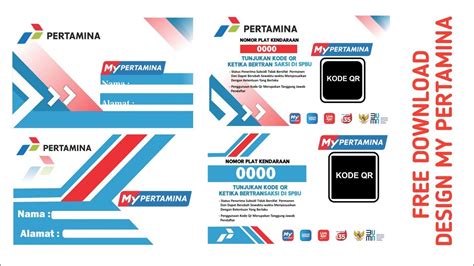 DESIGN TEMPLATE KARTU MY PERTAMINA ~FREE DOWNLOAD CDR~ - YouTube