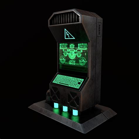 ArtStation - Sci-Fi Computer | Game Assets