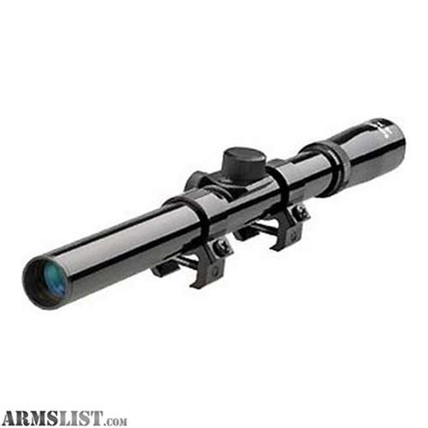 ARMSLIST - For Sale: Tasco Tasco Rimfire Scope 4x15mm, Gloss Black, Crosshair Reticle