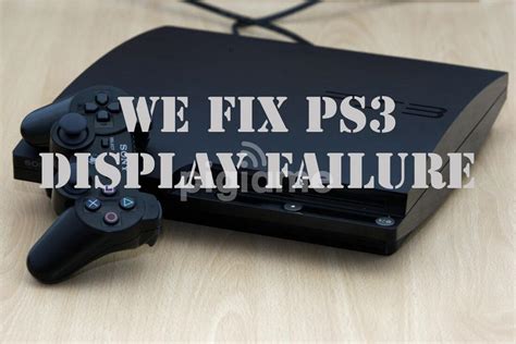 We do Playstation 3 (PS3) not displaying on the screen [display failure ...