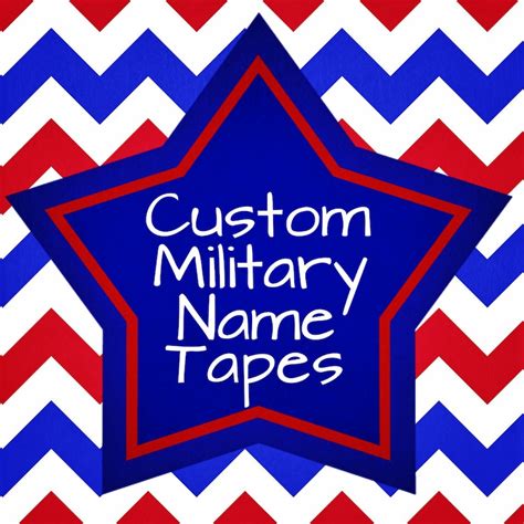 Custom Military Name Tapes | Etsy