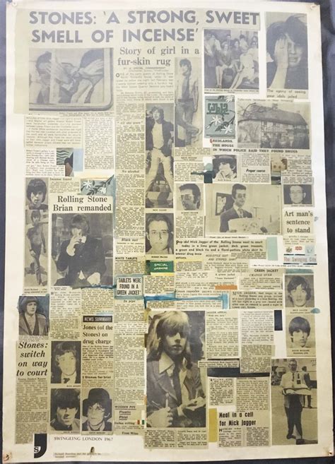 Richard Hamilton Swingeing London 67 Poster Rolling Stones, : Pleasures of Past Times